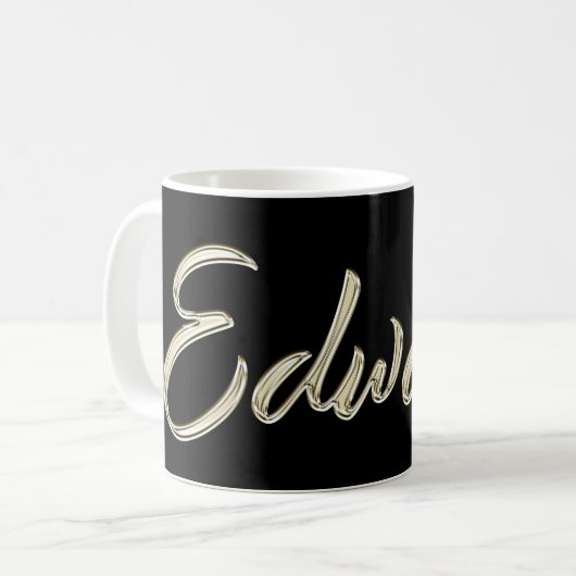 Edward Name whitegold Tasse de thé (Devant gauche)