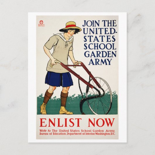 Edward Penfield Briefkaart (Voorkant)