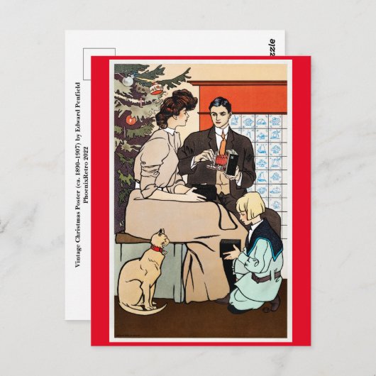 Edward Penfield Briefkaart (Voorkant / Achterkant)