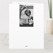 Edward Penfield Carte de voeux pliée (Dos)