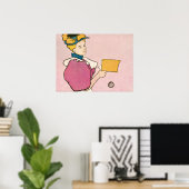 Edward Penfield Illustration d'une affiche féminin (Bureau à domicile)