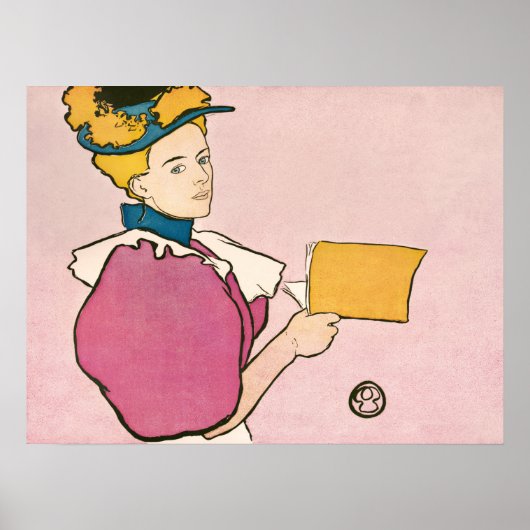 Edward Penfield Illustration d'une affiche féminin (Devant)
