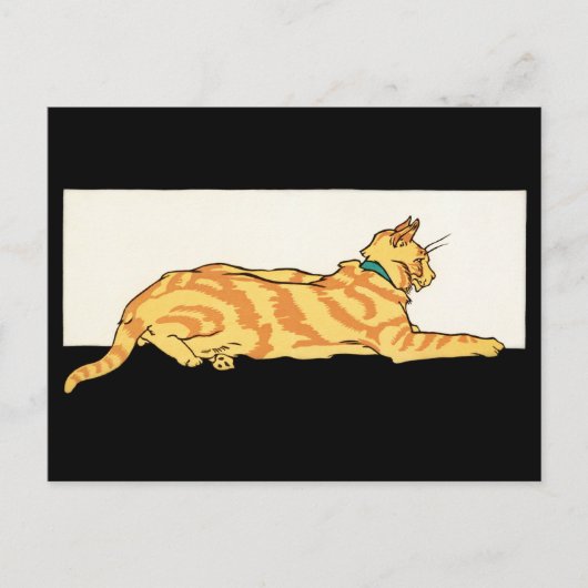 Edward Penfield - kat Art Briefkaart (Voorkant)