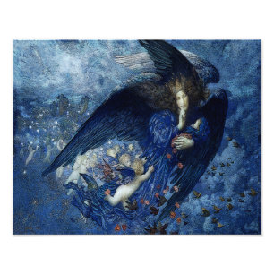Edward R. Hughes "Night with her Train of Stars" Foto Afdruk