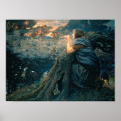 Edward Robert Hughes Fantazie za soumraku Poster (Devant)