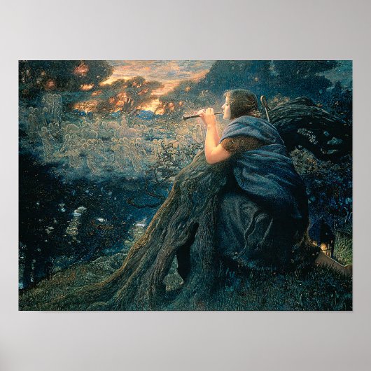 Edward Robert Hughes Fantazie za soumraku Poster (Voorkant)