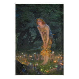 Edward Robert Hughes Midzomer Eve CC0353 Perfect Poster
