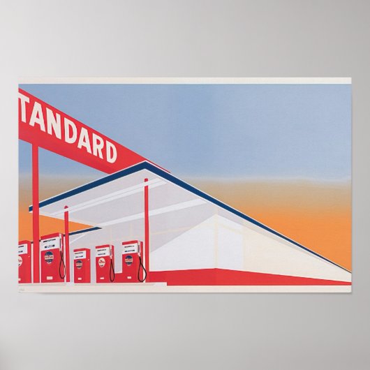 Edward Ruscha - Standard Station - 1966 Poster (Voorkant)