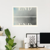 Edward Ruscha - The End #53 - Pop Art Poster (Thuiskantoor)