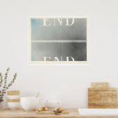 Edward Ruscha - The End #53 - Pop Art Poster (Keuken)