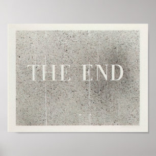 Edward Ruscha - The End #60 - 2005 Poster