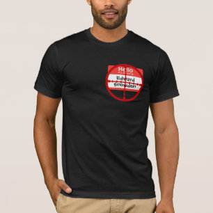 Edward Snowden NSA PRISM whistleblower target T-shirt