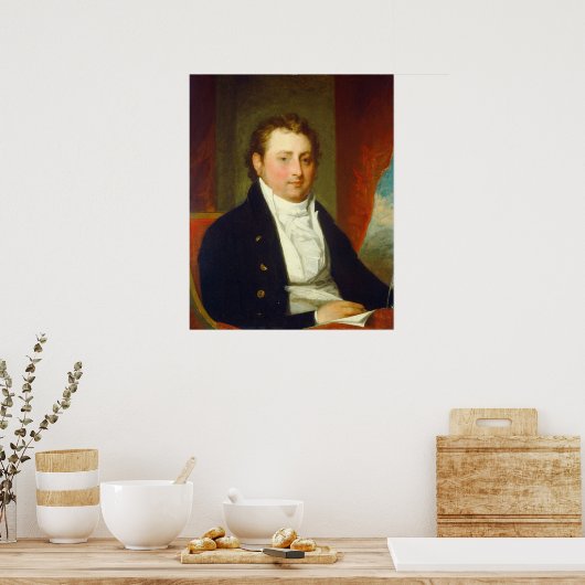 Edward Stow - Gilbert Stuart Poster des Beaux-Arts (Cuisine)