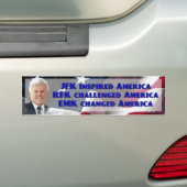 Edward Ted M Kennedy, Amerikaanse senator Bumpersticker (Op auto)