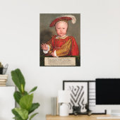 Edward VI - Hans Holbein Poster d'art (Bureau à domicile)