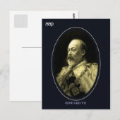 Edward VII King of England Briefkaart (Voorkant / Achterkant)