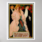 Edwardiaanse Modes: Herfst en winter 1906 en 1907 Poster (Voorkant)