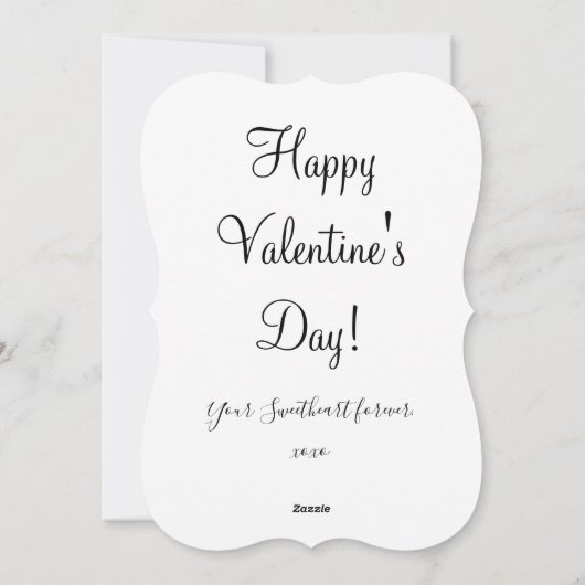 Edwardiaanse Valentijn engel cupido wit Feestdagenkaart (Achterkant)