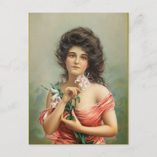 Edwardian Beauty Briefkaart (Voorkant)