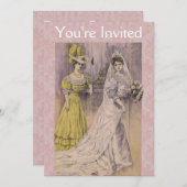 Edwardian  Bride Kaart (Voorkant / Achterkant)