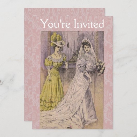 Edwardian  Bride Kaart (Voorkant / Achterkant)