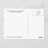 Edwardian Dames Briefkaart (Achterkant)