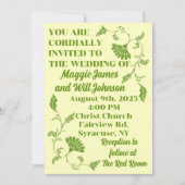 Edwardian Garden Wedding Invitation (Devant)