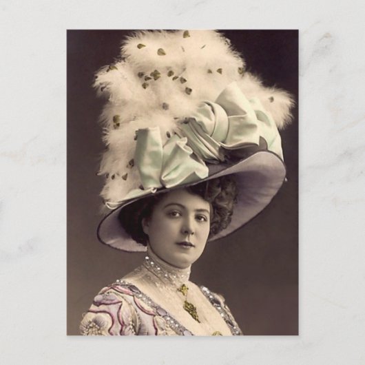 Edwardian Lady Briefkaart (Voorkant)