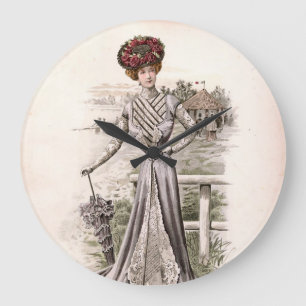 Edwardian Lady met  Mode van de overgrote meerderh Grote Klok