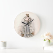 Edwardian Lady , met Rozen Mode Grote Klok (Huis)