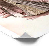 Edwardian Lady Mode Illustratie Poster (Hoek)