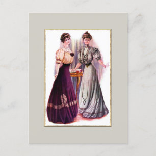 Edwardian Mode Briefkaart