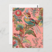 Edwardian Parrot ~ Duchess Briefkaart (Voorkant / Achterkant)