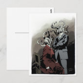 Edwardian Tentacled Couple Briefkaart (Voorkant / Achterkant)