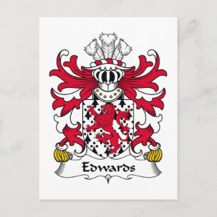 Edwards Family Crest Briefkaart