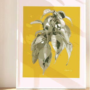 Edwards Gardens' Plant - Crème en Groen Perfect Poster