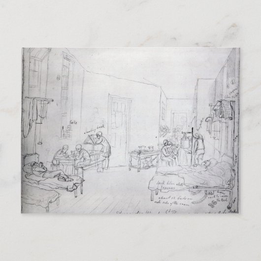 Edward's Ward, St. Thomas's Hospital, Londen Briefkaart (Voorkant)