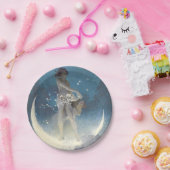 Edwin Blashfield Stars Scattering Art Nouveau Papieren Bordje (Feest)