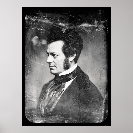 Edwin Forrest Daguerreotype 1852 Poster (Voorkant)