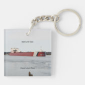 Edwin H. Gott acrylsleutelketen Sleutelhanger (Achterkant)