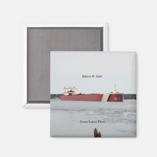 Edwin H. Gott aimant (Recto/Verso)