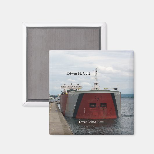 Edwin H. Gott aimant (Recto/Verso)