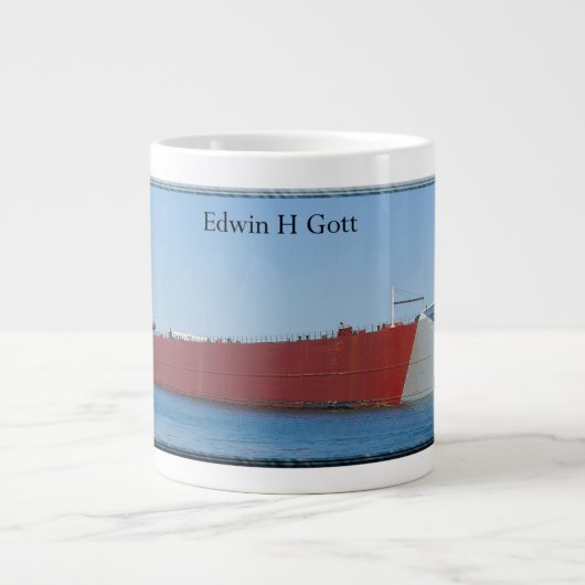 Edwin H. Gott jumbo mug (Devant)