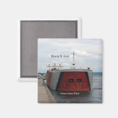 Edwin H. Gott magnet Magneet (Voorkant / Achterkant)