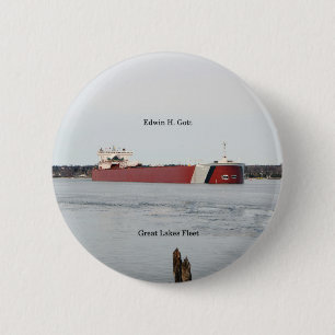 Edwin H. Gott-toets Ronde Button 5,7 Cm