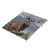 Edwin Henry Landseer | Monarch van de Glen Tegeltje (Zijkant)