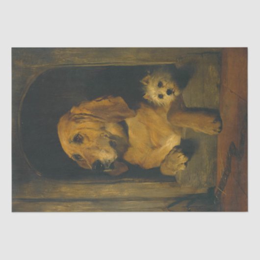 Edwin Henry Landseer | Waardigheid en ontkoppeling Tissuepapier (Voorkant)