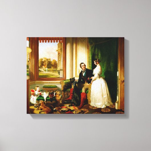 Edwin Landseer Windsor Castle in Modern Times Canvas Afdruk (Voorkant)