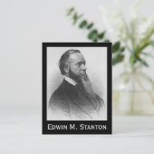 Edwin M. Stanton Briefkaart (Staand voorkant)