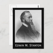 Edwin M. Stanton Briefkaart (Voorkant / Achterkant)